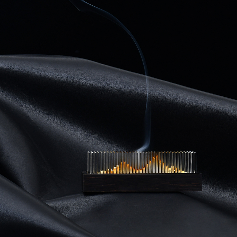 入诗 隐山香器 便携款(黑檀木版) 创意香薰香炉茶